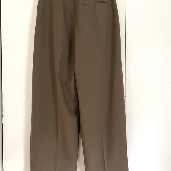 COS Brown Pleated Women's Trousers - Picture 6 of 7